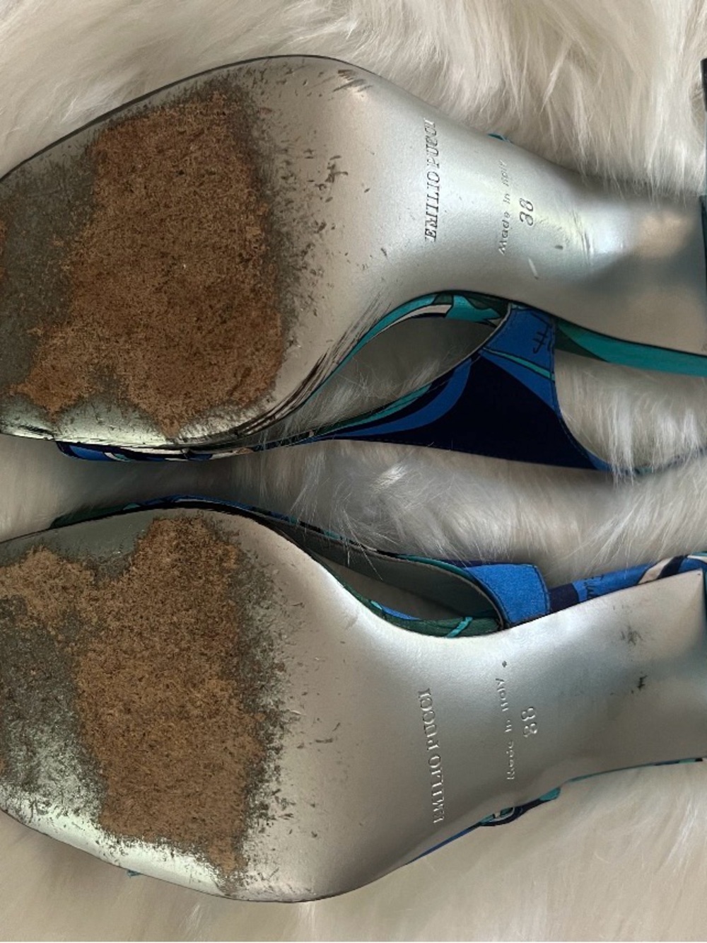 Emilio Pucci sling backs - Picture 2 of 2